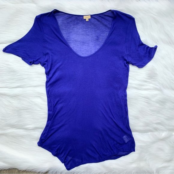 Aritzia Tops - Aritzia Babaton Cobalt Blue Short Sleeve T-Shirt Size Small